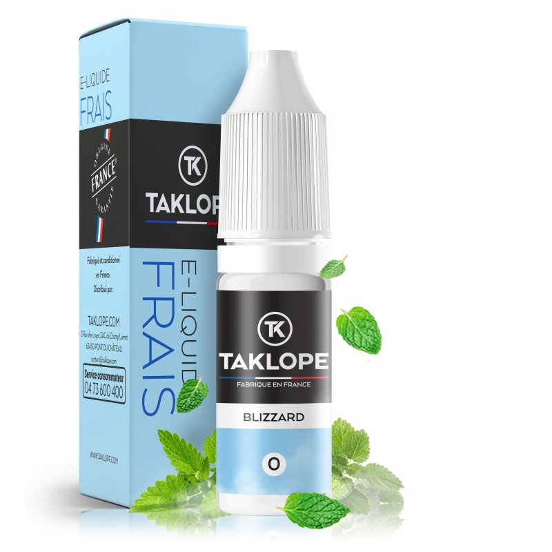 9 E-liquides pour les fans de Saveurs Mentholées 23 E-liquide Blizzard - Taklope