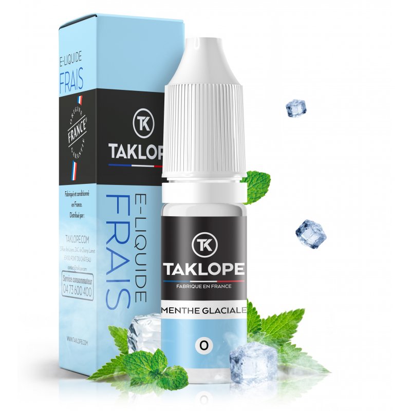 9 E-liquides pour les fans de Saveurs Mentholées 22 E-liquide Menthe Glaciale - Taklope