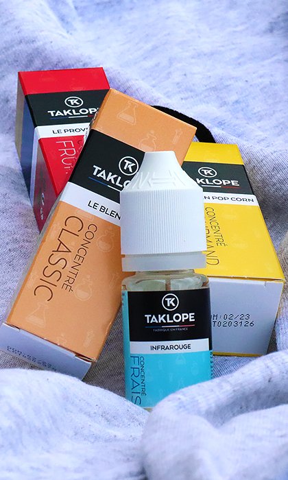 E-liquides Taklope : 35 nouvelles saveurs réinventées 29 Concentrés DIY 30ml disponibles