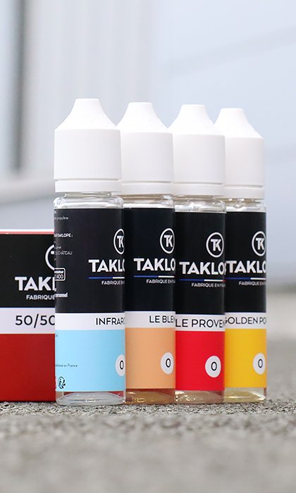 E-liquides Taklope : 35 nouvelles saveurs réinventées 27 E-liquides 50ml boostés disponibles