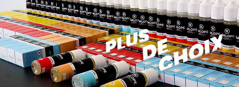 E-liquides Taklope : 35 nouvelles saveurs réinventées 34 Un vaste choix de saveurs pour tous les goûts