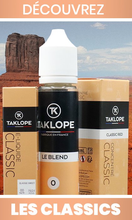 E-liquides Taklope : 35 nouvelles saveurs réinventées 35 nouveaux eliquides tk classics
