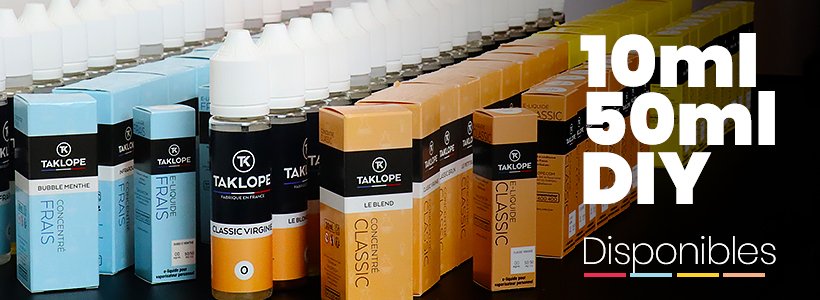E-liquides Taklope : 35 nouvelles saveurs réinventées 39 nouveaux eliquides tk djd