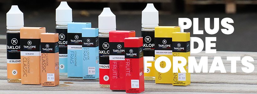 E-liquides Taklope : 35 nouvelles saveurs réinventées 24 Toutes les saveurs TK en 5 formats