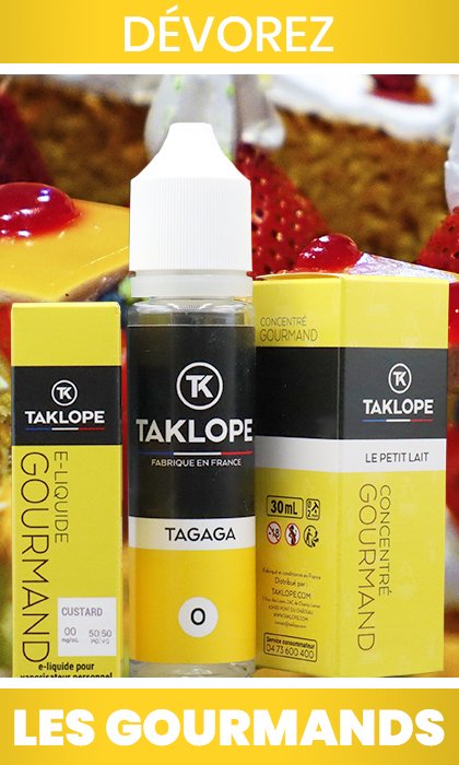 E-liquides Taklope : 35 nouvelles saveurs réinventées 38 nouveaux eliquides tk gourmands