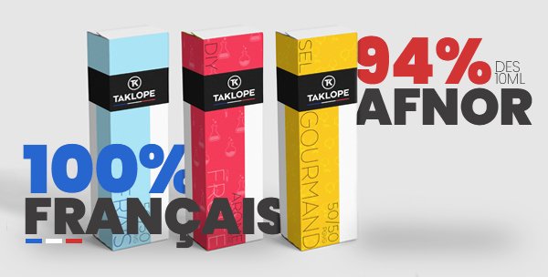 E-liquides Taklope : 35 nouvelles saveurs réinventées 31 labels