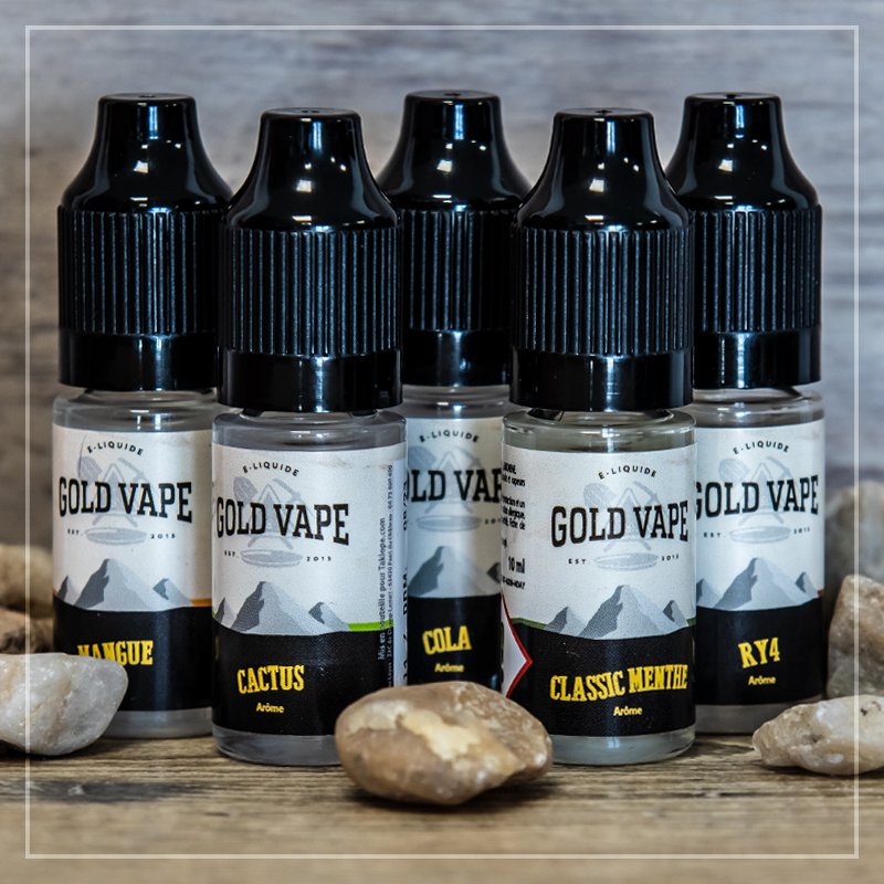 À la Carte devient Gold Vape : nouveaux flacons, mêmes sensations ! 21 Détail des nouvelles saveurs concentrées Gold Vape