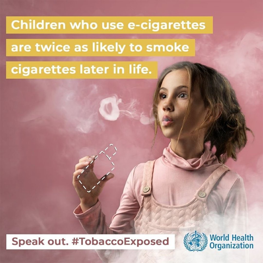 OMS : faites ce que je dis, mais pas ce que je fais 18 Campagne Journée Mondiale Sans Tabac 2020