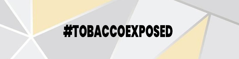 OMS : faites ce que je dis, mais pas ce que je fais 14 #tobaccoexposed