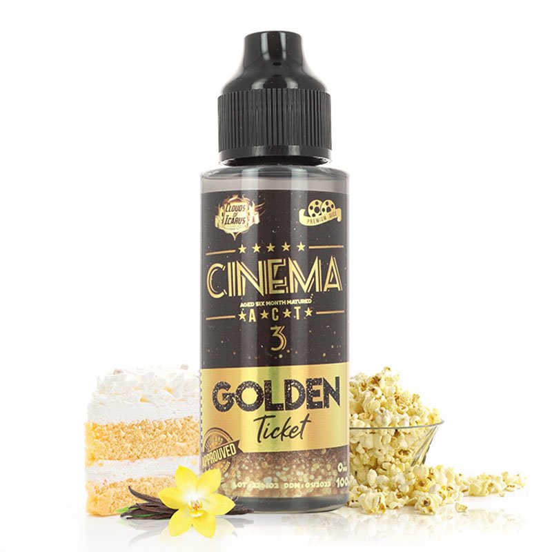 Quel e-liquide Pop Corn pour une Vape comme au Cinéma ? 20 E-liquide Cinema Reserve Act 3 – Clouds of Icarus