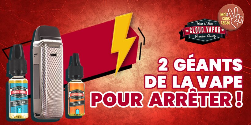 Mois Sans Tabac : Cloud Vapor et Vaporesso s’allient pour vous aider ! 9 Deux géants s’allient pour vous aider