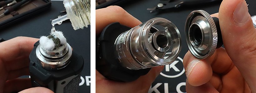 Montage du Fat Rabbit RTA par HellVape 32 montage fat rabbit fill