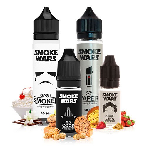 9 cadeaux vape pour Noël 2021 32 E-liquides Smoke Wars - E.Tasty