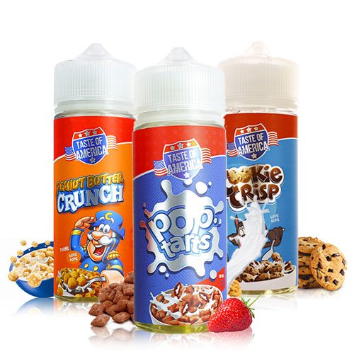 9 cadeaux vape pour Noël 2021 28 E-liquides Taste of America
