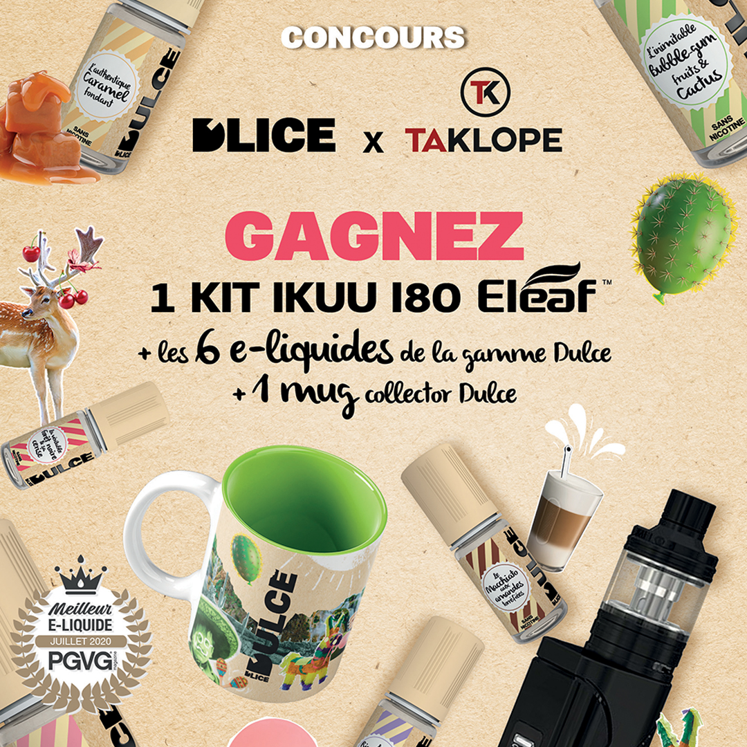 Quand vient la fin de l'été… Faites le plein de douceurs avec DULCE ! 21 Concours D'lice & Taklope