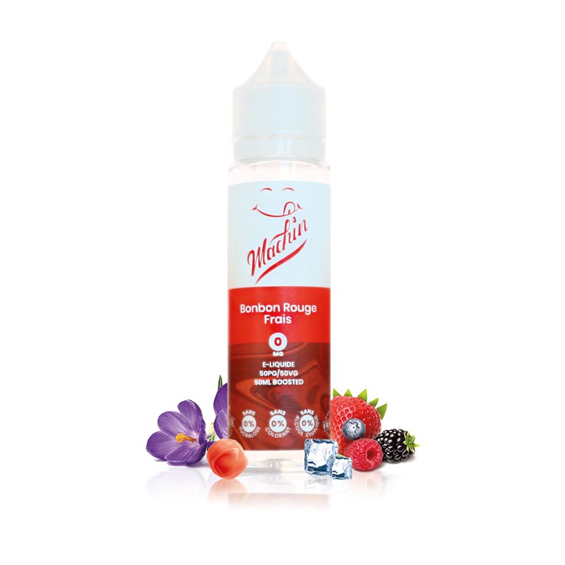 Les 6 Meilleurs E-liquides & Arômes concentrés - Mai 2021 16 bonbon rouge frais 50ml