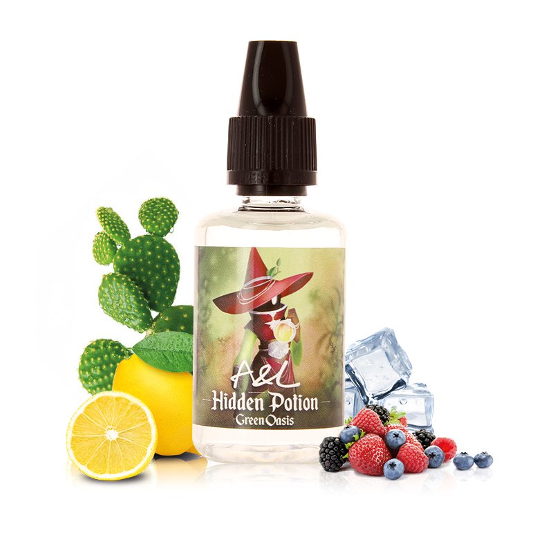 Les 6 Meilleurs E-liquides & Arômes concentrés - Juin 2021 18 concentre green oasis hidden potion