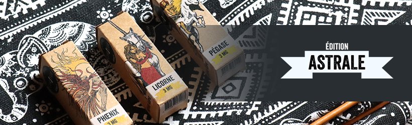 Dégustation des e-liquides Curieux 24 Gamme Astrale