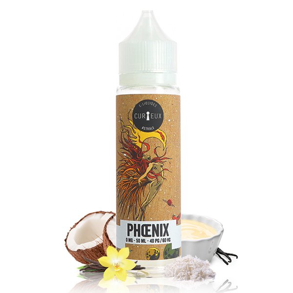 Dégustation des e-liquides Curieux 25 E-liquide Phoenix