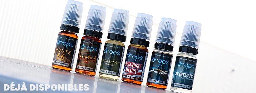 Drops Eliquids : dégustation de la gamme Signature 22 test drops djd