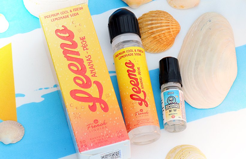 DÉGUSTATION E-LIQUIDES LEEMO PAR LE FRENCH LIQUIDE : BULLES : 1 - CHALEUR : 0 16 Avis sur le e-liquide Leemo Ananas Pêche