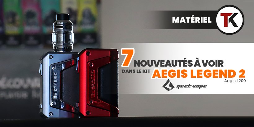 7 nouveautés à voir dans le kit Aegis Legend 2 16 Découverte du kit Aegis Legend 2