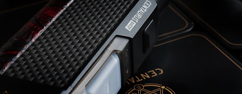 Test du kit Centaurus Quest BF par Lost Vape 30 Vue du dos de la box Centaurus BF