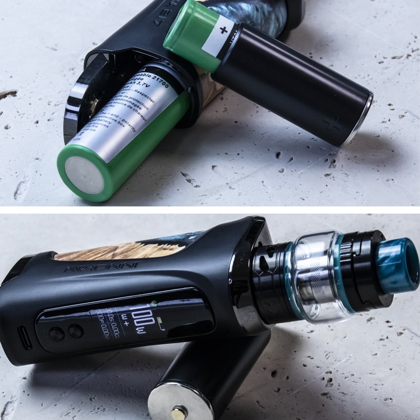 Test du kit Kroma 217 Z Force par Innokin 26 Détail de l'alimentation et de la puissance du kit Kroma 217 Innokin