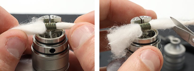 Test du Kumo RDTA par Aspire et Steampipes 32 kumo rdta wick