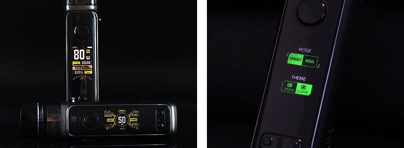 Top of the pod : Découverte des kits Vinci 2 26 Nouvelle interface des kits Voopoo Vinci 2