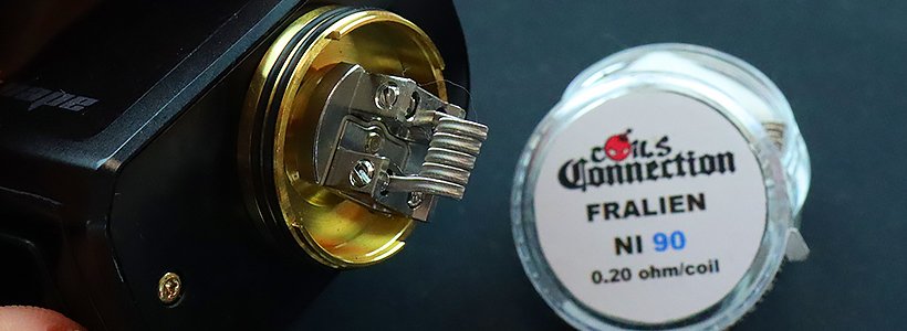 Test du dripper Z RDA - Geek Vape 46 Montage du Z RDA en single-coil