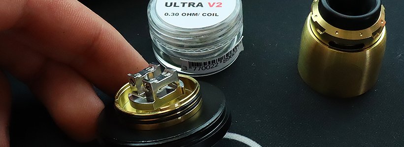 Test du dripper Z RDA - Geek Vape 37 Découverte du plateau de montage du Z RDA