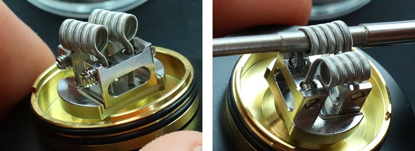 Test du dripper Z RDA - Geek Vape 39 Installation des coils