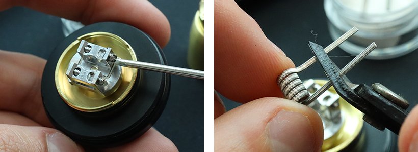 Test du dripper Z RDA - Geek Vape 38 Préparation du montage