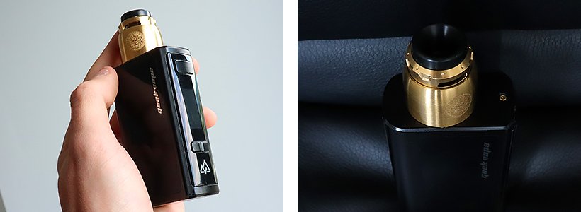Test du dripper Z RDA - Geek Vape 32 Choix du mod pour le Z RDA