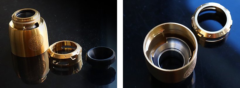 Test du dripper Z RDA - Geek Vape 35 Architecture interne du Z RDA