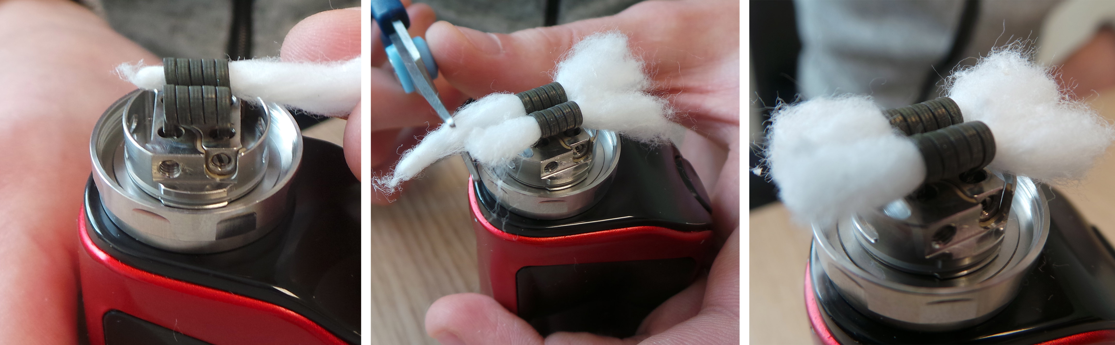 Guide de montage dual-coils : Blitzen RTA - Geek Vape - Taklope blog
