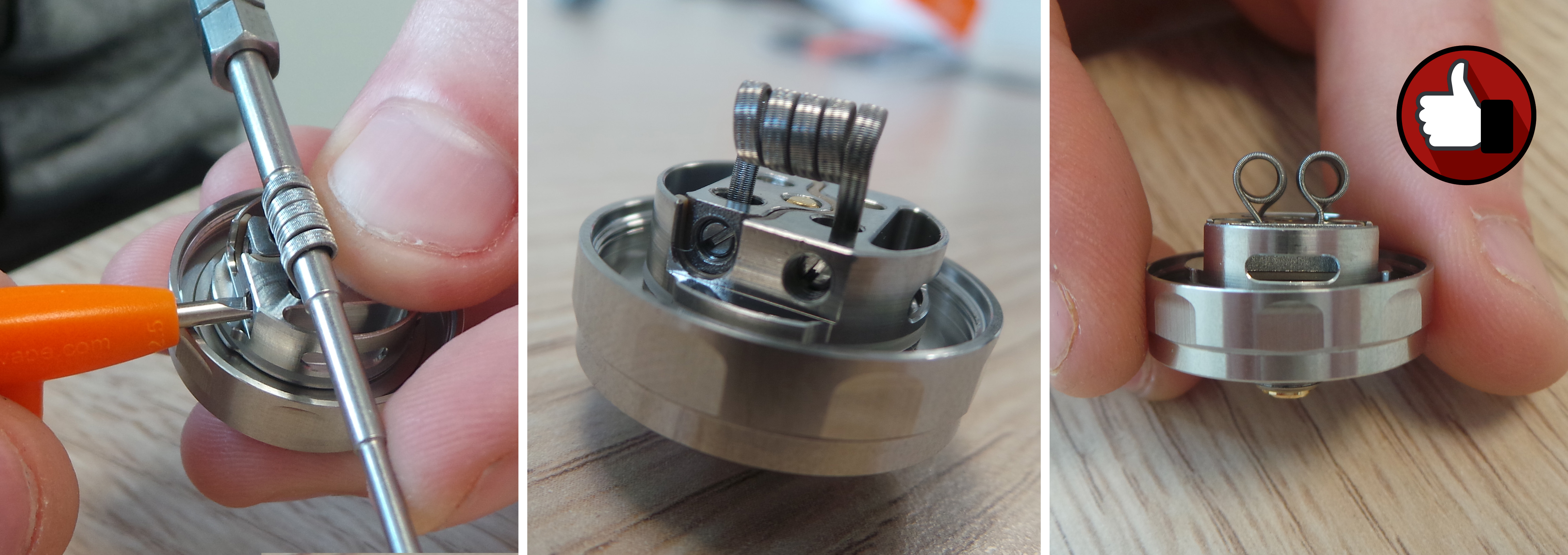 Guide de montage dual-coils : Blitzen RTA - Geek Vape