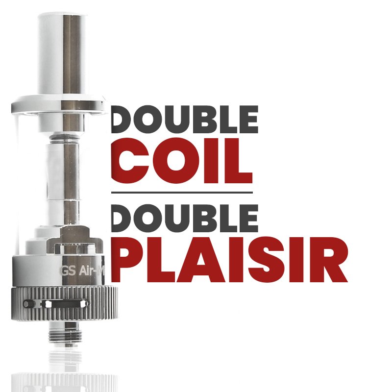 Les top-ventes de 2019 : les clearomiseurs 27 GS Air M – Eleaf : Double coil, double plaisir