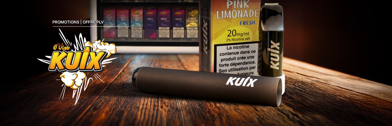 Promotions sur la gamme Kuix de LiquideLab