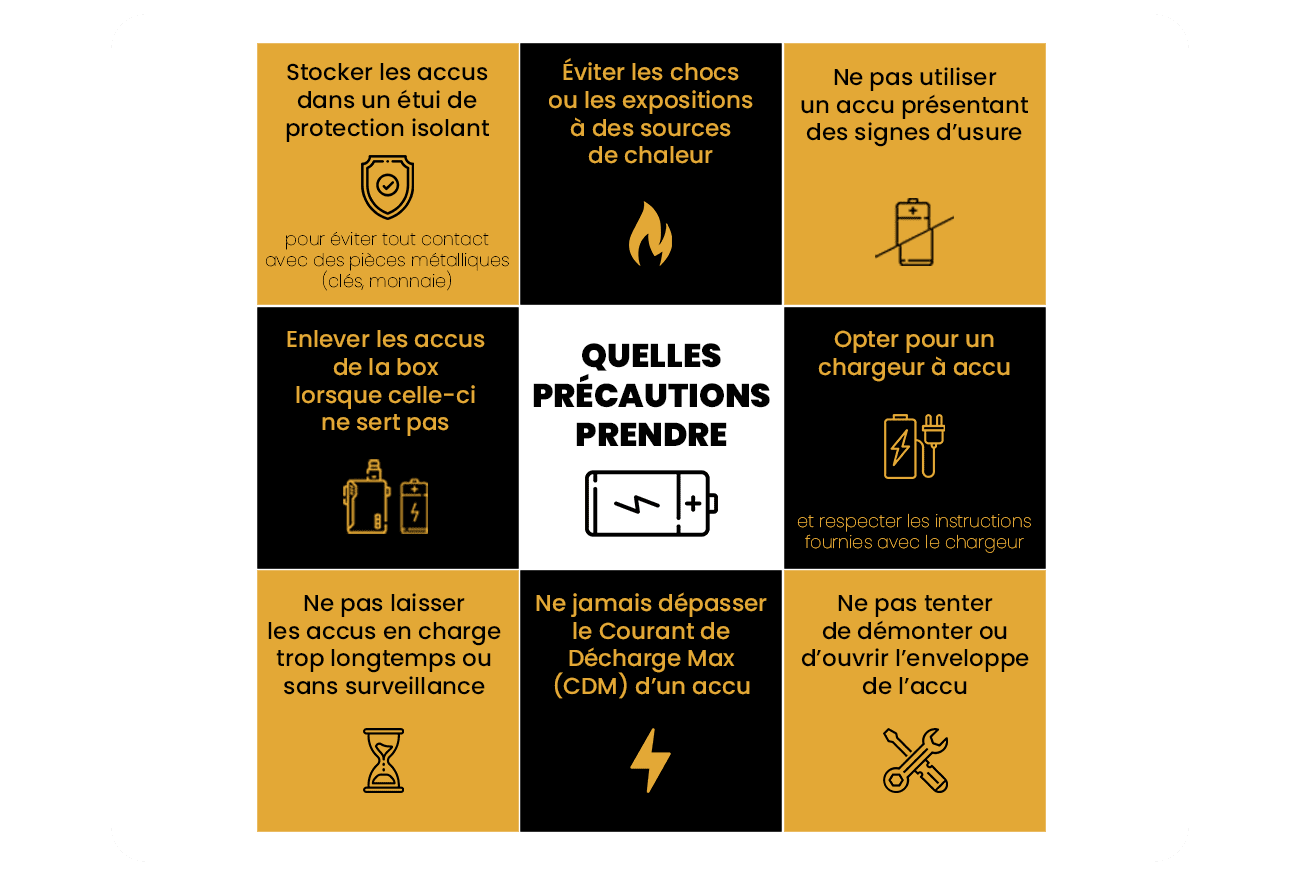 Comment choisir un accu pour son mod, quel accu pour votre cigarette  lectronique sur Taklope