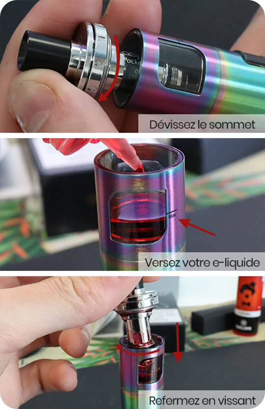 elfbar nachfüll pod läuft aus Cigarette électronique tube