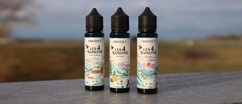 E-liquide Entremet À La Framboise 50ml Les 4 Saisons - Protect
