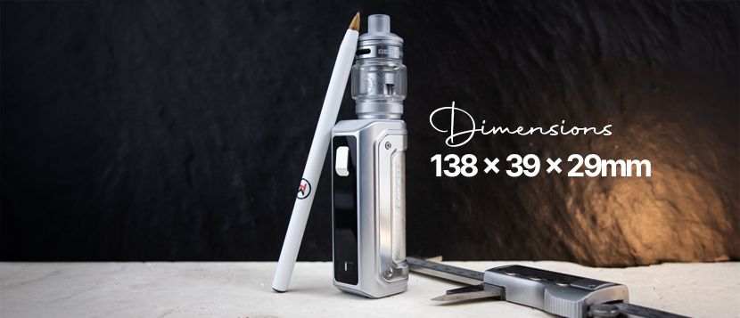 Une e-cigarette trapue