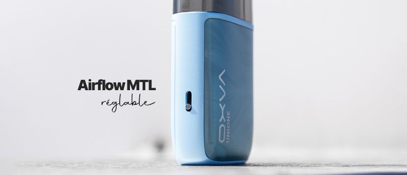 Airflow réglable : trouvez votre vape en moins de deux avec UniOne