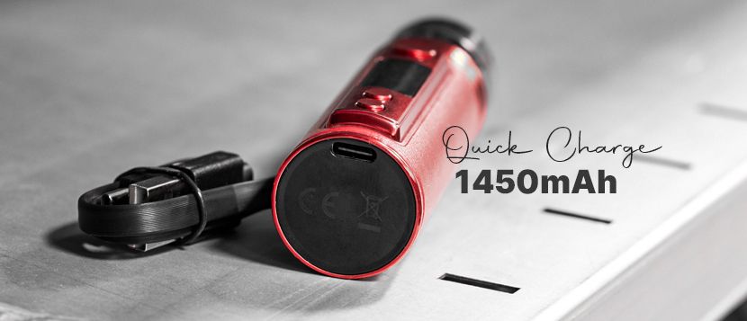 Drag H40 Pro : le lilliputien option marathonien : batterie 1450mAh Quick Charge
