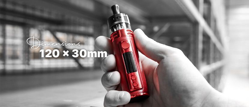 Le plus petit des kits pods Voopoo Drag, 120 x 30mm