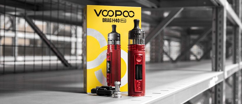 Composition du kit pod Drag H40 Pro par Voopoo
