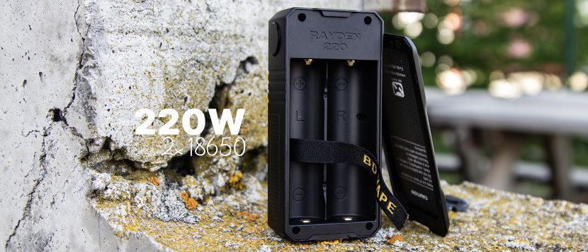Une box Rayden 220W et une autonomie qui suit votre rythme