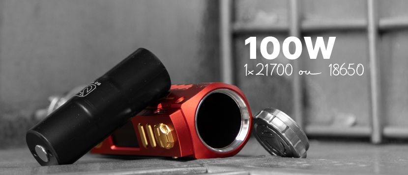 Portatif et endurant : coup double pour le mod Rayden 100W V3.0 !